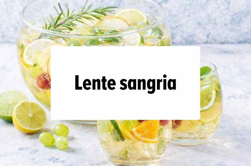 Lente sangria